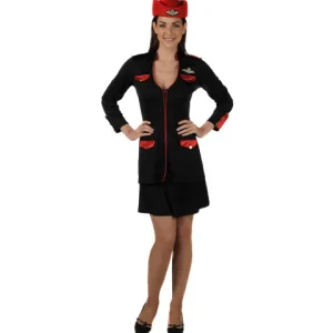 Stewardess Zwart