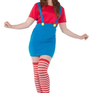 Rood Loodgieter Jurkje – Look-a-Like Kostuumset