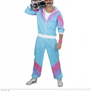 Trainingspak Blauw Jaren 80