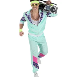 Trainingspak jaren 90 Mint Groen