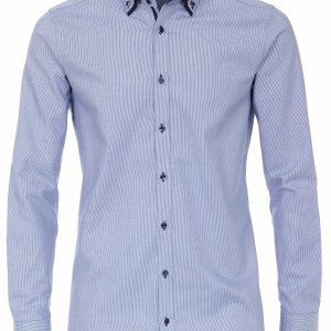 Venti overhemd Dubbele Boord, Blauw