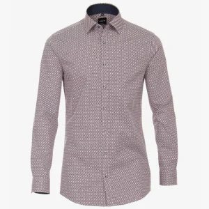 Venti Business overhemd, Rood