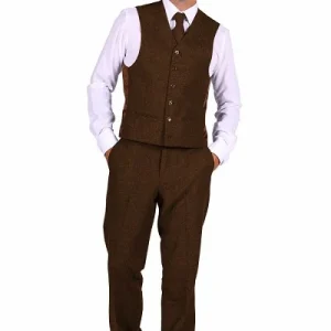 Peaky Blinders broek Bruin