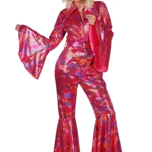 Disco Catsuit Pink