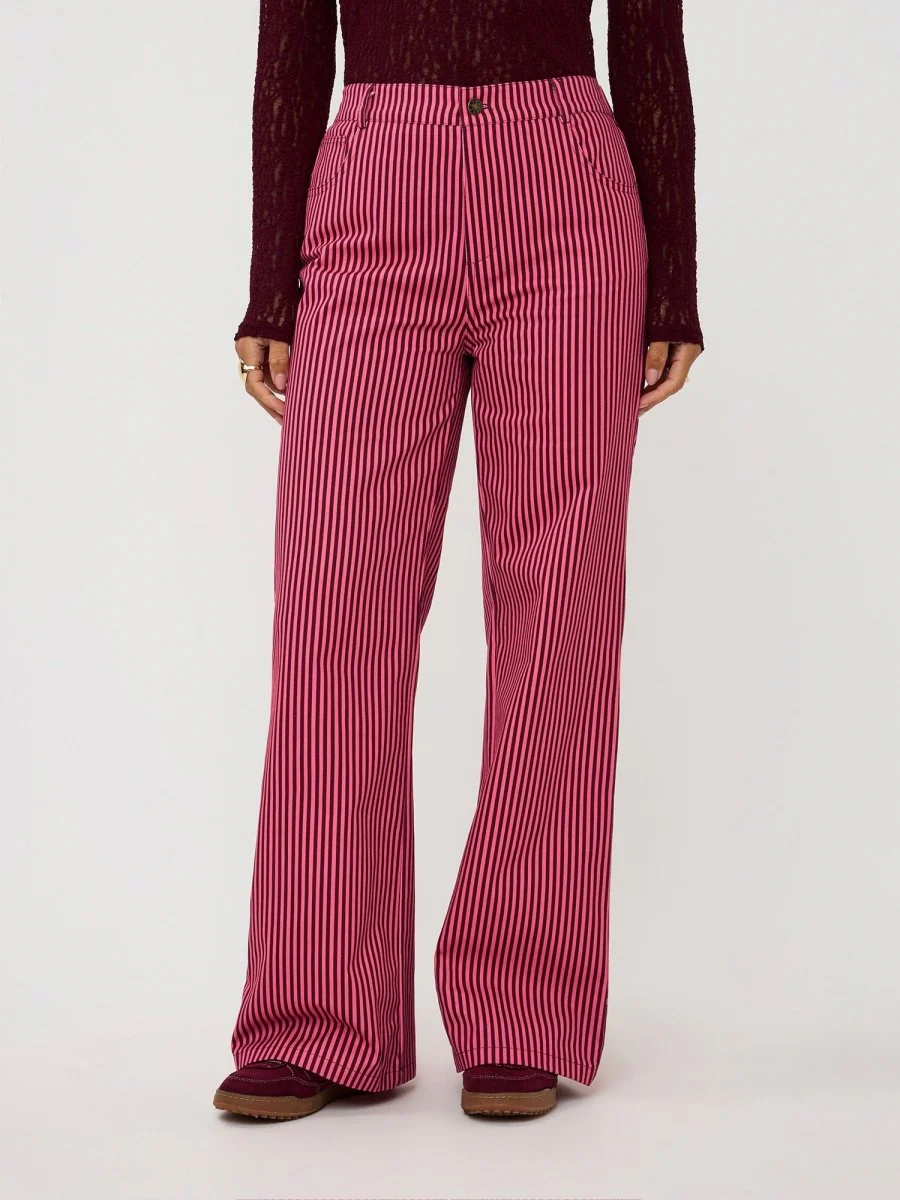 Ydence Pants Djamilla | Roze/Burgundy