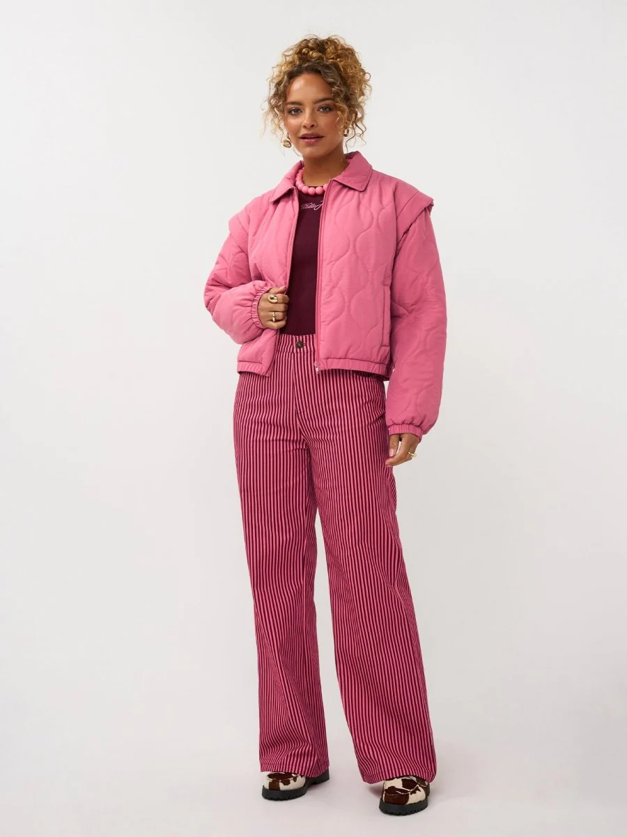 Ydence Pants Djamilla | Roze/Burgundy - Afbeelding 3