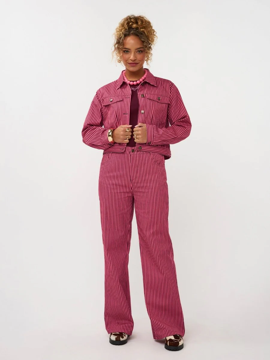 Ydence Pants Djamilla | Roze/Burgundy - Afbeelding 5