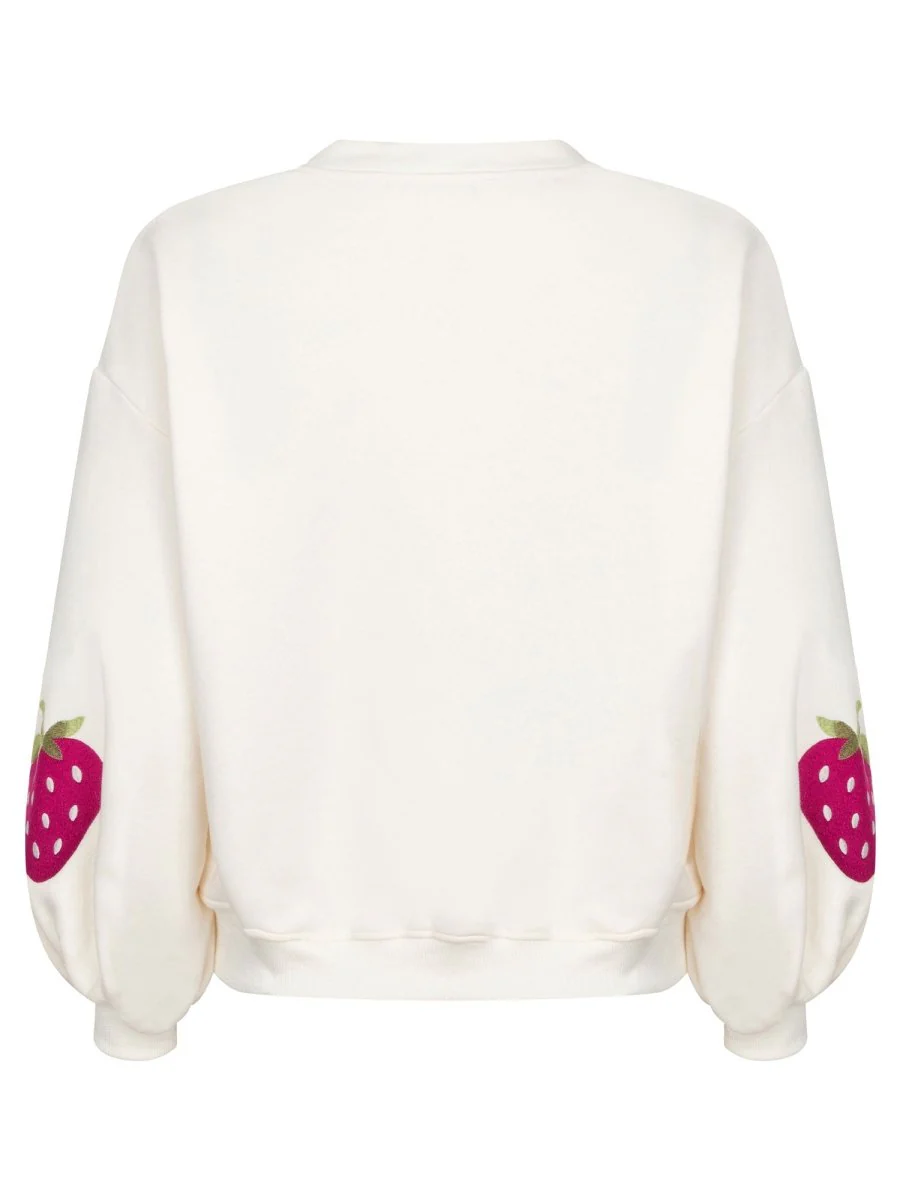 Ydence Sweater Strawberry | Ecru - Afbeelding 9