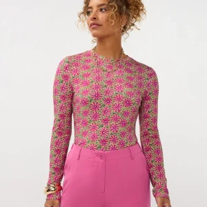 Ydence Top Christine | Roze Bloemen