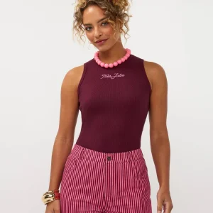 Ydence Top Très jolie | Burgundy