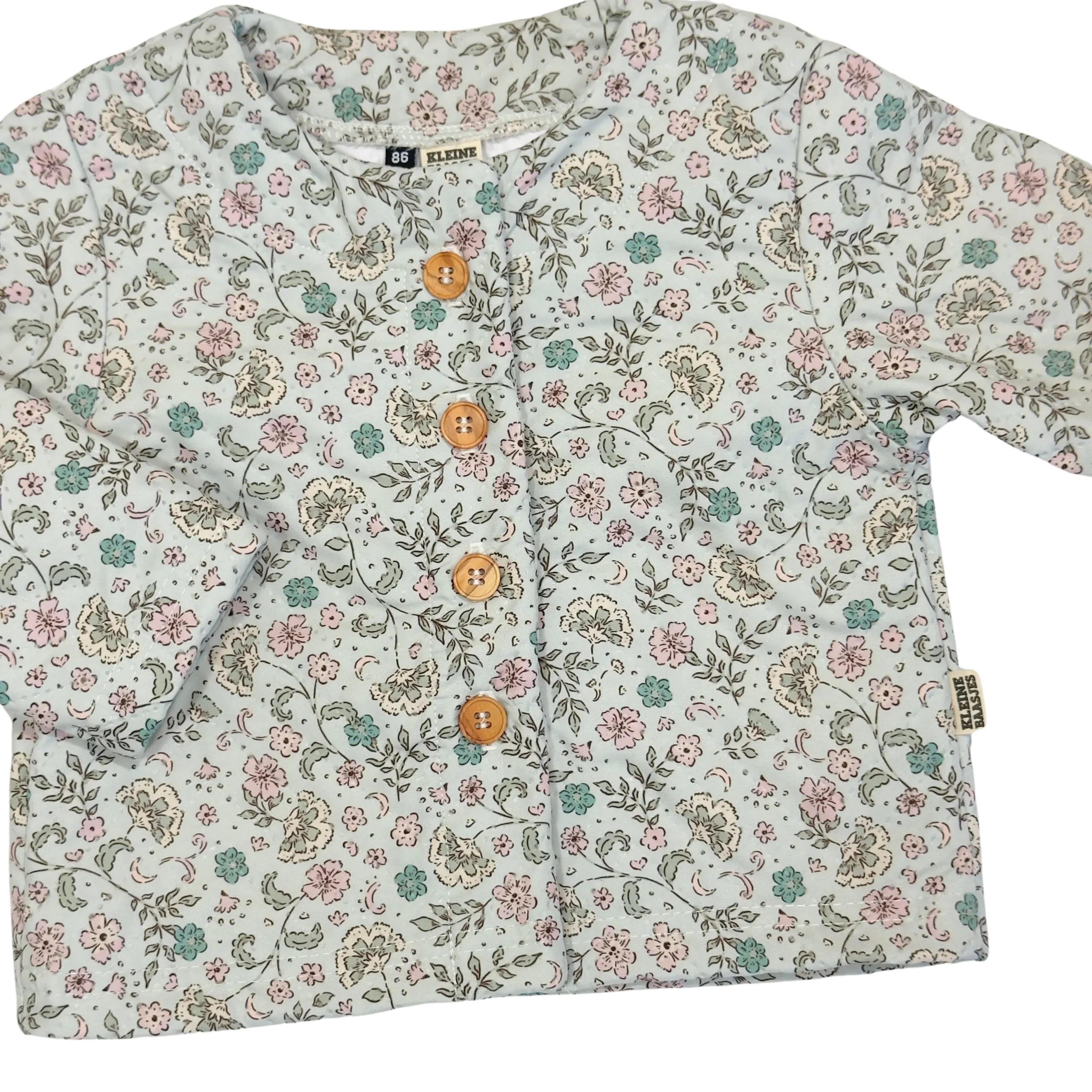 Baby & Kids Quilt Zomer Jasje Bloemen Groen - Afbeelding 4